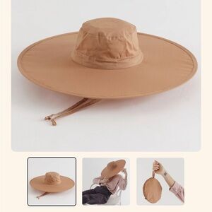 Baggu Packable Sun Hat in Adobe